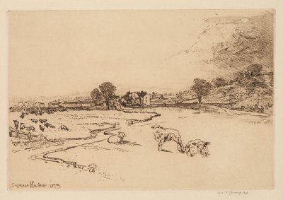 ソーリー修道院 作： Francis Seymour Haden
