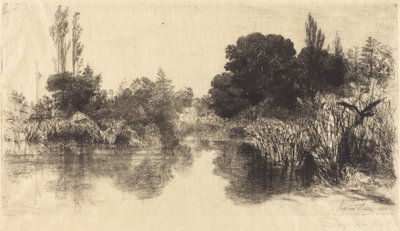 Shere Mill Pond (大皿) 作： Francis Seymour Haden