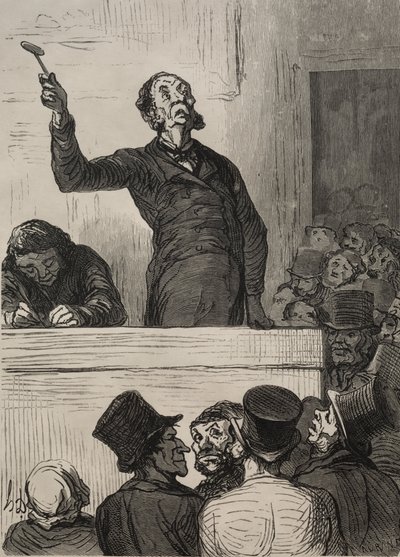 オークションルーム：競売人 作： Francis Seymour Haden