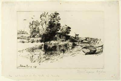 リトルボートハウス 作： Francis Seymour Haden