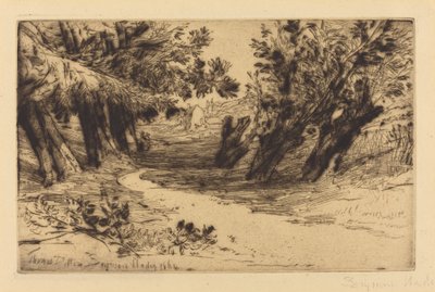 恋人たちの散歩 No.2 作： Francis Seymour Haden