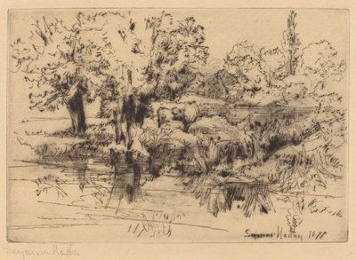 三頭の牛 作： Francis Seymour Haden
