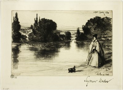 牽引経路 作： Francis Seymour Haden
