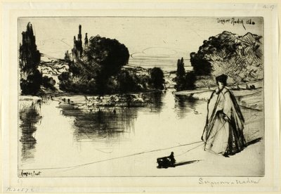 牽引経路 作： Francis Seymour Haden