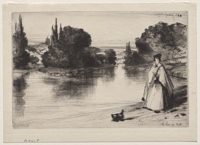 牽引経路 作： Francis Seymour Haden