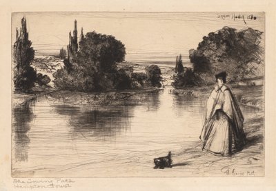 牽引道、1864。 作： Francis Seymour Haden
