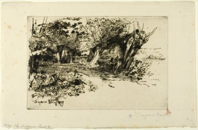 ウィロウズ 作： Francis Seymour Haden