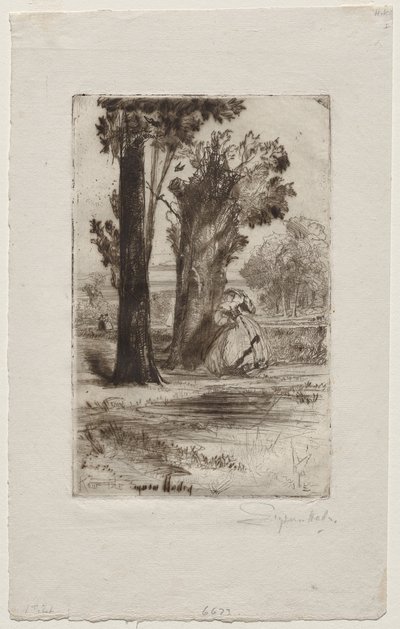 ソニングの牧師館 作： Francis Seymour Haden