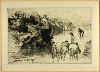 ウェアハム橋 作： Francis Seymour Haden