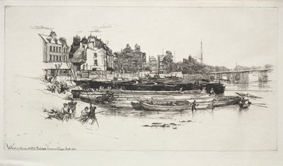 ウィスラーの家、オールド チェルシー 作： Francis Seymour Haden