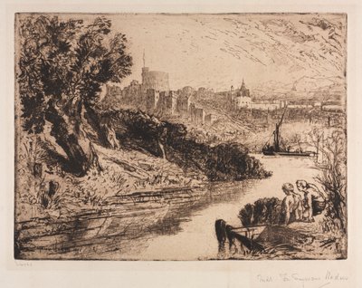 ウィンザー城 作： Francis Seymour Haden
