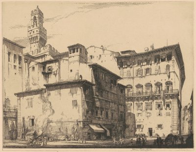 ムニチピオ、フィレンツェ 作： Francis Sydney Unwin
