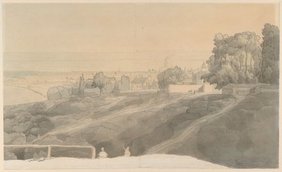 ハムステッド・ヒース、夕暮れの光 作： フランシス・タウン