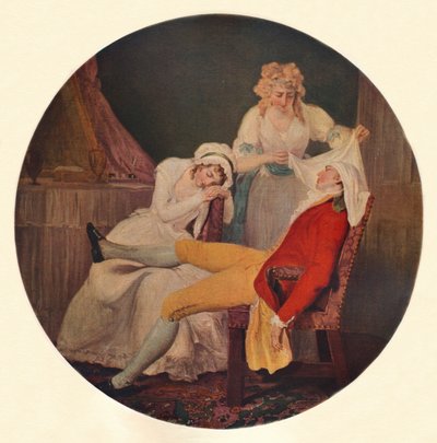 Lady Easys Steinkirk：The Fearless Husband by Colley Cibber Act V、Scene 5、193 作： Francis Wheatley