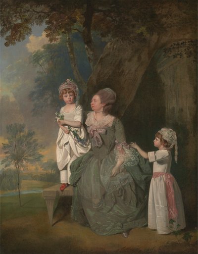 バークレー夫人と子供たち 作： Francis Wheatley