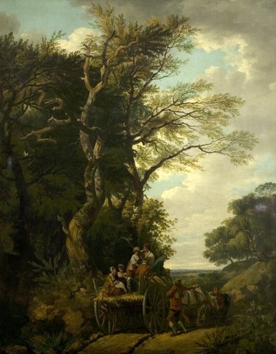 ハーヴェストワゴン、1774 作： Francis Wheatley