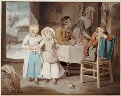 ペットロビン、1794 作： Francis Wheatley
