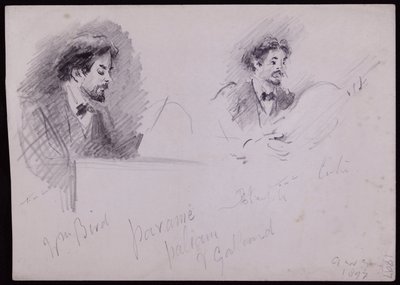 アーノルド・ドルメッチの肖像 作： Francis Wilfred Lawson
