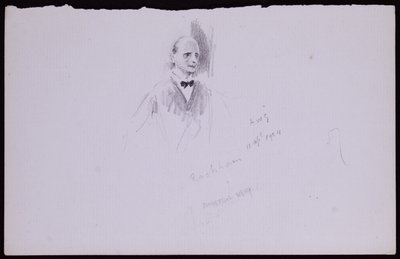 アーサーラッカムの肖像 作： Francis Wilfred Lawson