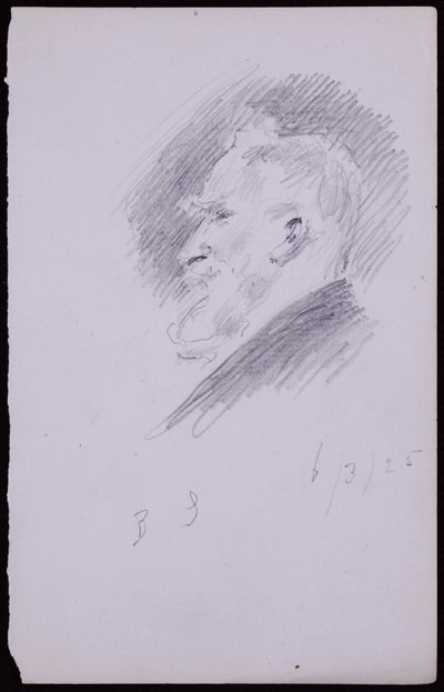 ジョージバーナードショーの肖像 作： Francis Wilfred Lawson