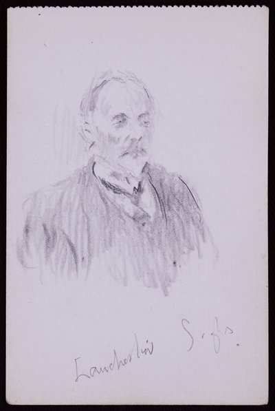 HVランチェスターの肖像 作： Francis Wilfred Lawson