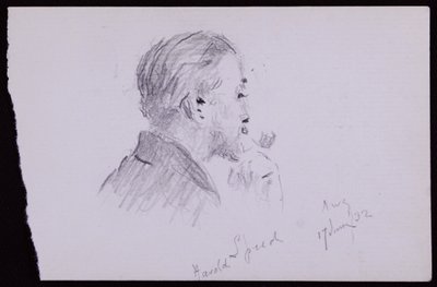 ハロルドスピードの肖像 作： Francis Wilfred Lawson