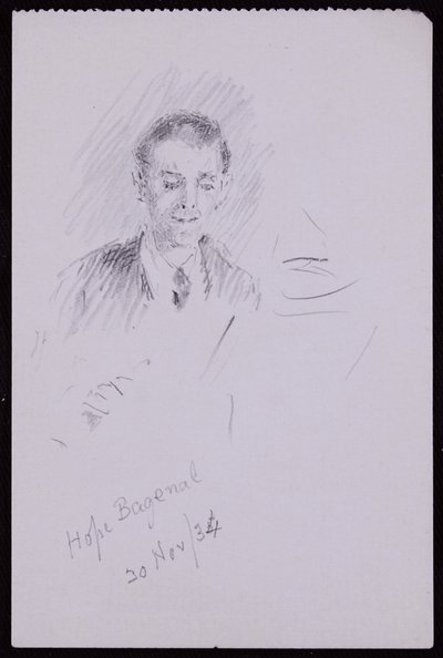 ホープバゲナルの肖像 作： Francis Wilfred Lawson