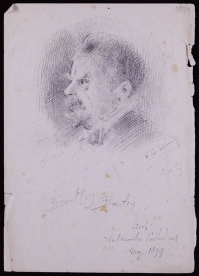 JFベントレーの肖像 作： Francis Wilfred Lawson