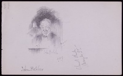 ジョン・ベルチャーの肖像 作： Francis Wilfred Lawson