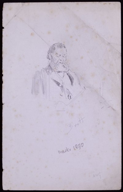 ジョン・ブレットの肖像 作： Francis Wilfred Lawson