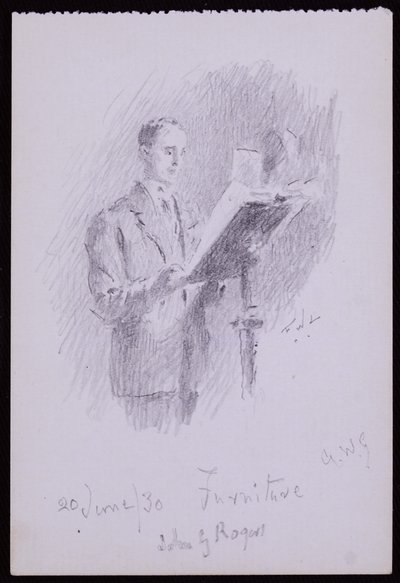 ジョンGロジャースの肖像 作： Francis Wilfred Lawson