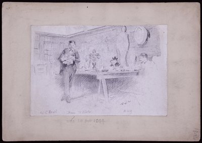 カールクラールの肖像 作： Francis Wilfred Lawson