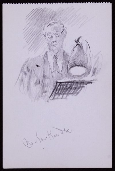 マーティン・ハーディの肖像、1931年頃（紙に鉛筆） 作： Francis Wilfred Lawson