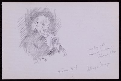 セルウィンイメージの肖像画 作： Francis Wilfred Lawson