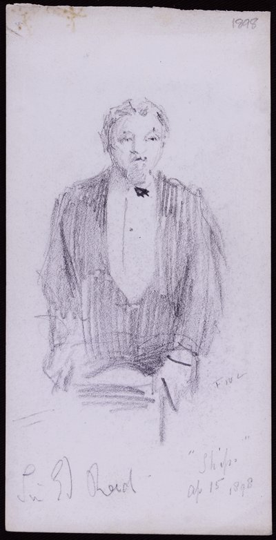 エドワードリード卿の肖像 作： Francis Wilfred Lawson