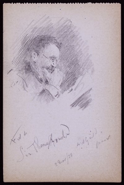 トーマス・アーノルド卿の肖像 作： Francis Wilfred Lawson