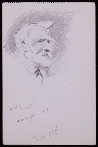 WLワイリーの肖像 作： Francis Wilfred Lawson