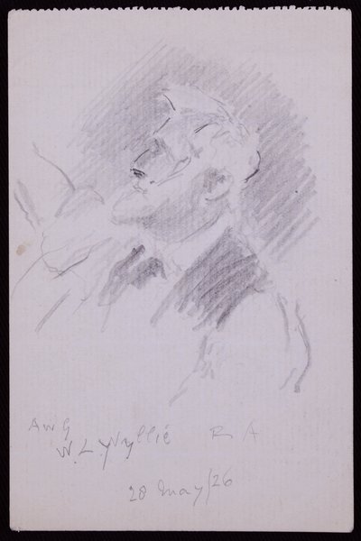 WLワイリーの肖像 作： Francis Wilfred Lawson