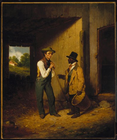 All Talk and No Work 作： Francis William Edmonds