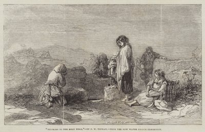 聖なる井戸への巡礼者 作： Francis William Topham