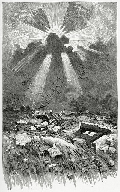 デバクル-19世紀のナポレオンルプチのイラスト（bw彫刻） 作： Francis and Scott, Henry Fowke