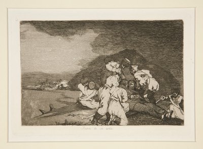 大丈夫？ (It Services You Right), pl. 6 戦争の災害より 作： Francisco de Goya