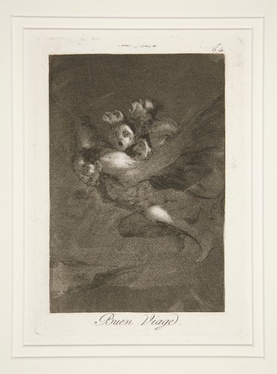 Bon Voyage（ボン・ボヤージュ）、pl。 シリーズから 64 件 作： Francisco de Goya