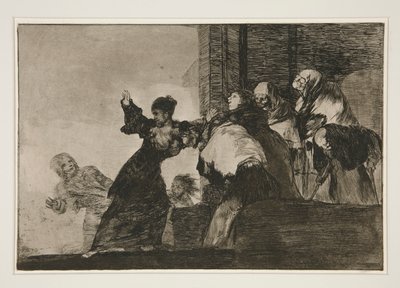 Disparate pobre (Poor Folly), pl. シリーズ Los proverbios から 11 作： Francisco de Goya