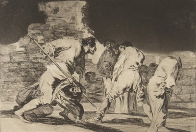 ことわざ、ca。 1816〜23年に発行された1864。 作： Francisco de Goya