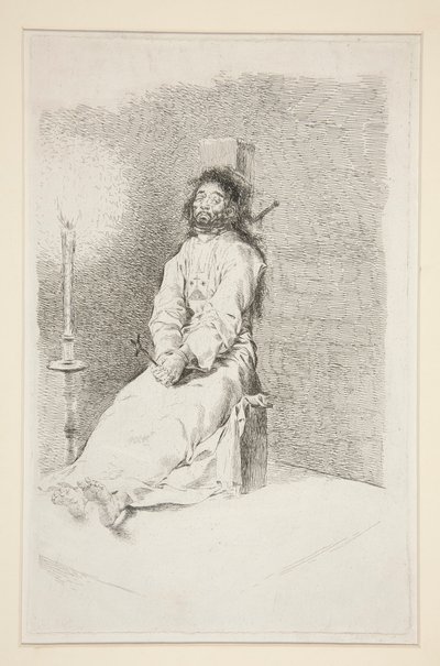絞首刑の男 作： Francisco de Goya