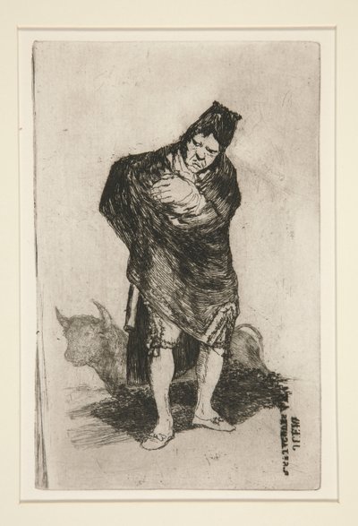 クロークマン 作： Francisco de Goya