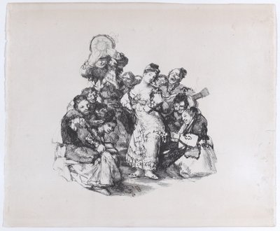 El vito The Andalusian dance, ca. 1825-1826年、約。 1825-1826。 作： Francisco de Goya