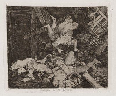 Ravages of War、『The Disasters of War』のプレート 30 作： Francisco de Goya