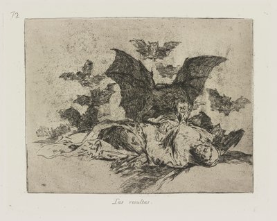 結果。 （結果。）、pl。 シリーズ「戦争の災害」からの72 作： Francisco de Goya